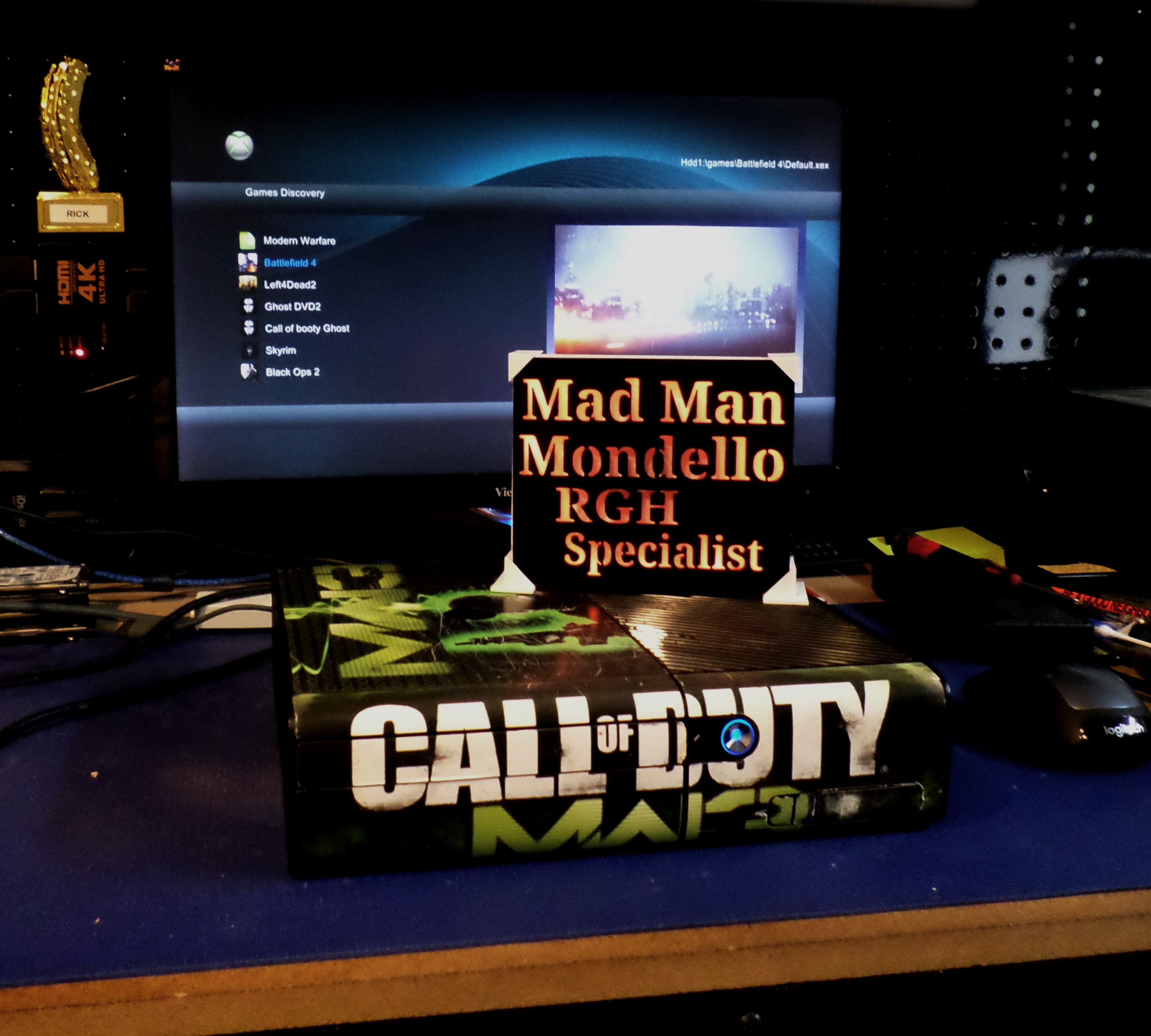 Xbox 360 RGH Repair Service sendin by Tony Mondello